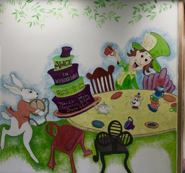 Alice in Wonderland finished panel